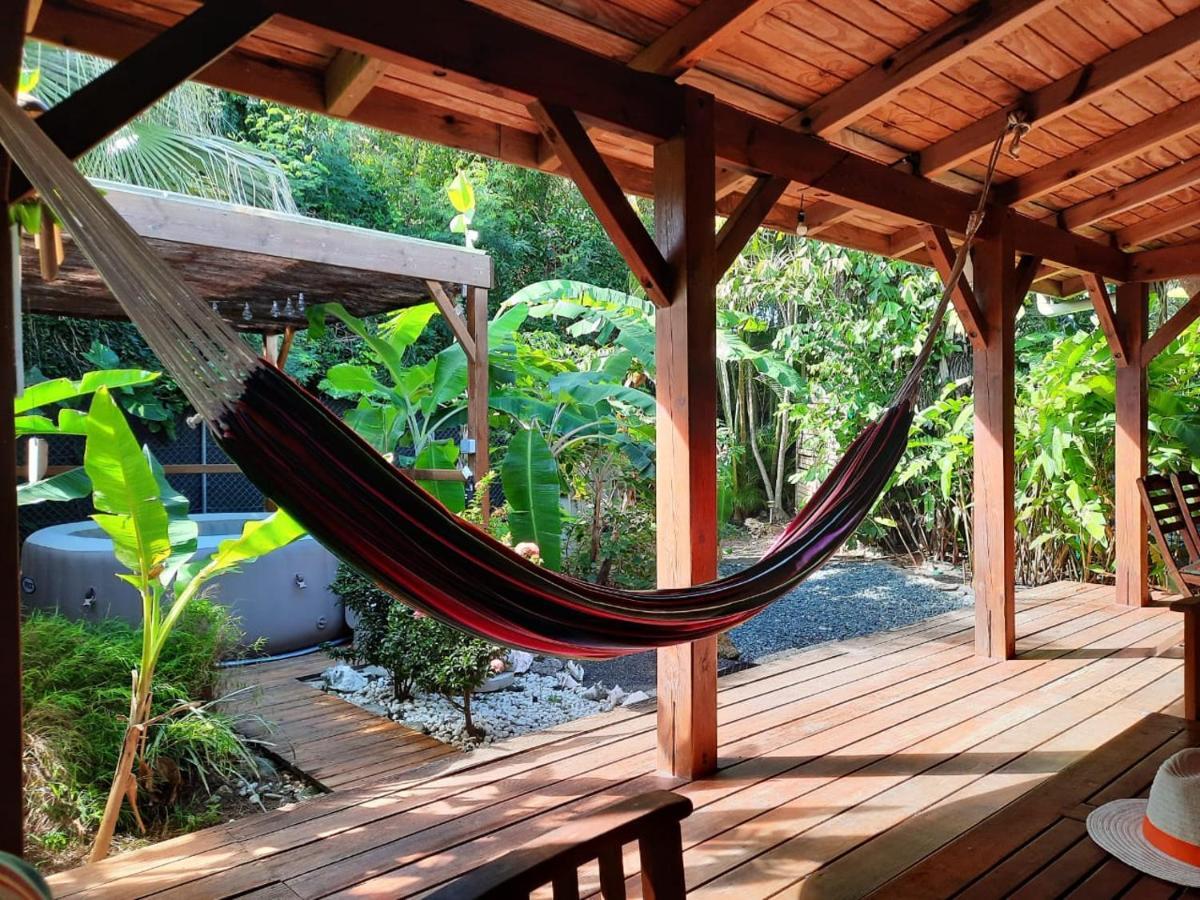 Kaz Creole Aventure Tropicale Insolite, Fibre, Jardin Et Jacuzzi Prives Saint-Francois  Exterior photo