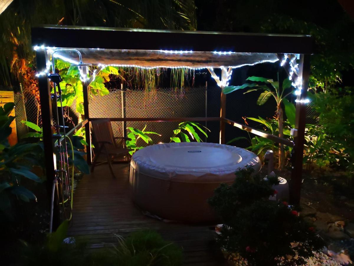 Kaz Creole Aventure Tropicale Insolite, Fibre, Jardin Et Jacuzzi Prives Saint-Francois  Exterior photo