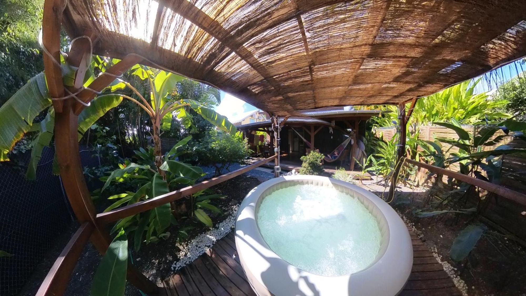 Kaz Creole Aventure Tropicale Insolite, Fibre, Jardin Et Jacuzzi Prives Saint-Francois  Exterior photo